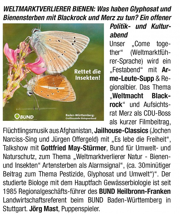 Akademie der Weltmarktverlierer: Bienen