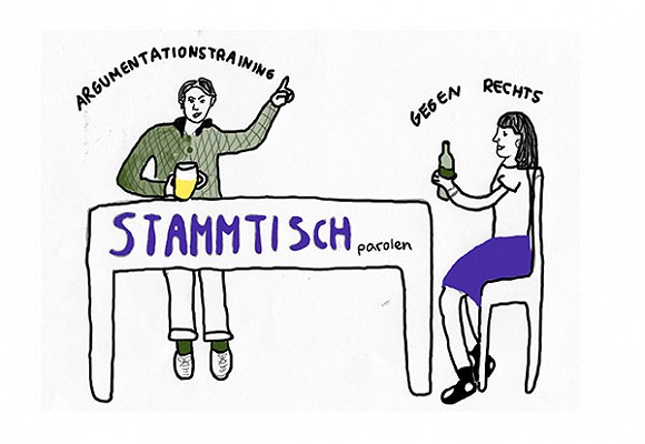 Argumentationstraining gegen Stammtischparolen