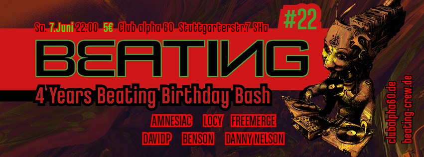 Beating #22 - 4TH BEATING BIRTHDAY BASH