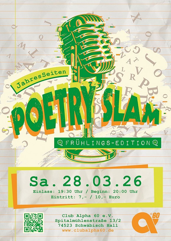 JahresSeiten Poetry Slam: Frühjahr-Edition