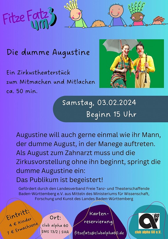 Ausverkauft:Fitze Fatz um 3: Die dumme Augustine