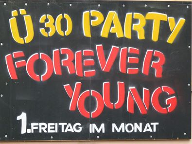 Freitag, 05. September 2014: Forever Young - Die Ãœ30-Party im club