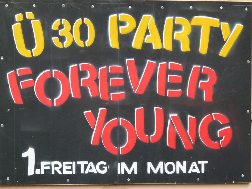 03.10.: Forever Young - Die Ãœ30-Party im club
