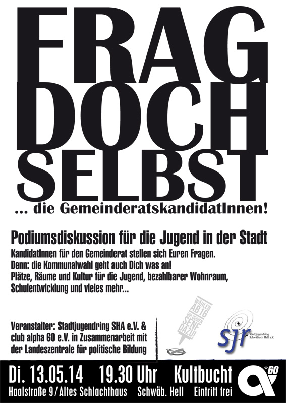 Podiumsdiskussion zur Gemeinderatswahl