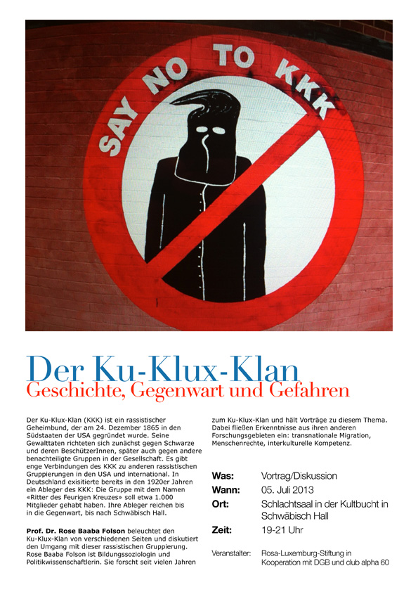 Der Ku-Klux-Klan - Geschichte, Gegenwart und Gefahren