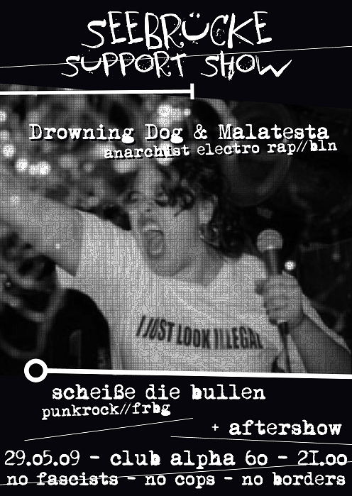 Drowning Dog and Malatesta + scheissediebullen + aftershow