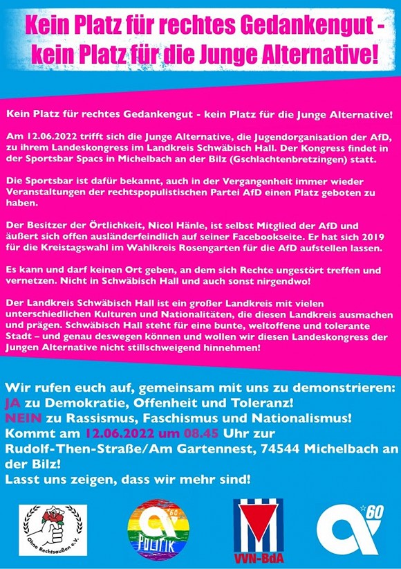DEMO // Kein Platz für die junge Alternative!